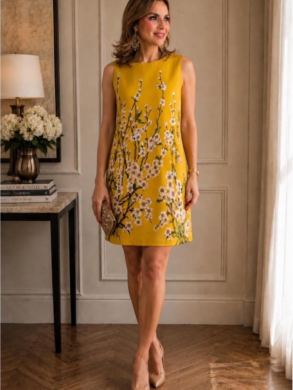 Dolce & Gabbana Women's Yellow Going-out-dress